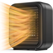 Energy Saving Ceramic Heater, Tip-Over Overheat Protection, 800W Two-Speed for Family Bedroom Safety