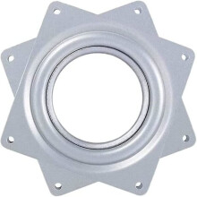 Turntable Bearing 4 Inch Steel Construction for Smooth Rotation, Supports 66lbs for Chair Base, Cabinet Shelf TV Stand