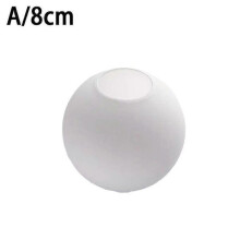 Opal White Glass Ball Lamp Shade 80mm Diameter Replacement for Ceiling Pendant Light Fittings