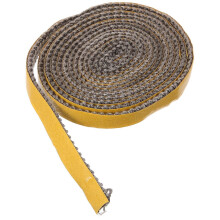 High Temperature Stove Gasket Tape, Self-Adhesive Fibreglass Fire Rope Seal 200cm for Fireplace Wood Stove Door