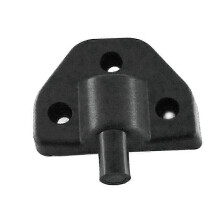Car Trunk Cargo Cover Bracket compatible with Porsche Cayenne, Rear Right Black Bearing Support, Direct Replacement