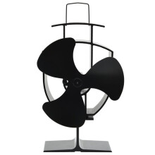 Wood Stove Fan Energy Saving and No Installation Required, Heat Activated for Freestanding Stoves