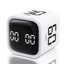 Timer met startfunctie met één druk op de knop, draagbaar en oplaadbaar ontwerp, trilalarm voor tijdbeheer.