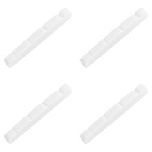 4X Pre-Slotted Flat Bottom Bone Bass Nut for 4 String PB JB Precision Bass Jazz Bass, 38X3.5X5/4.5mm