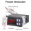7801A Incubation Temperature and Humidity Controller Digital Thermostat Moisture Control Temp Sensor Control Incubator 5
