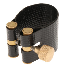 Adjustable Saxophone Mouthpiece Clamp for Alto and Tenor – Lightweight Ligature Clip with Stable Tone Control