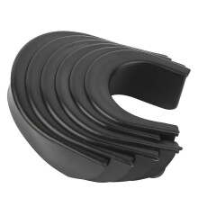 Replacement Pocket Liners for Billiard Tables, 6-Piece Rubber Set Includes 4 Corners 2 Sides, Trimmable to Fit