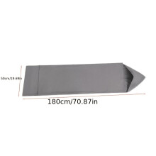 (Grey, Adult Size 180*50cm) Gemütliche tragbare Decke für Erwachsene – beschwertes, kühlendes sensorisches, maschinenwaschbares Polyester