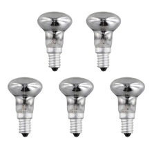 Ersatzbirnen für Lavaleuchten, 5er-Pack, 30W E14 R39 Aluminiumbirne für gleichmäßige Wärmeverteilung in Glitzerlampen
