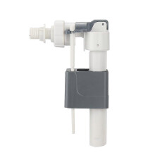 Ruimtebesparende inbouw-waterreservoir-inlaatklep, kunststof G1/2 inch voor inbouwtoiletten, inclusief installatieset.