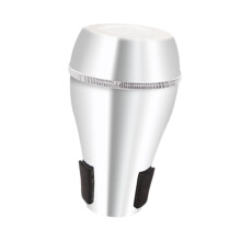 Silver Bb Trombone Straight Mute for Beginners, Lightweight Durable Practice Accessory