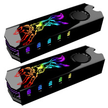 2X M2 SSD KüHl KöRper KüHler Weste 5V ARGB M.2 2280 Solid State Disk Fest Platte KüHler KüHler LüFter WäRme Pad