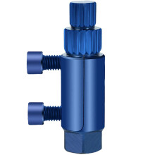 Estrattore per filettature di tubi con impugnatura antiscivolo per una rimozione efficiente di bulloni rotti nelle riparazioni idrauliche.