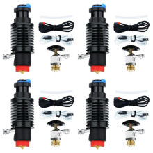 4X for E3D Revo Hotend Kit V6 Radiator Brass Nozzle Ceramic Heating Core 104Nt Thermistor for E3D Revo 3D Printer Parts