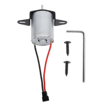 Motor for Fireplace Fan Compatible with 41 to 45mm Mounting Position, Aluminium Construction Includes Installation Screws