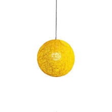 Natural Style Bamboo Rattan Lampshade, 15 cm Yellow Decorative Shade for Bedroom, Hotel and Bar Lighting