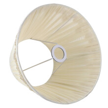 Eye Protection Fabric Lampshade for E27 Bulbs, Dustproof Cloth Shade 33cm, Soft Lighting for Living Room Bedside Table