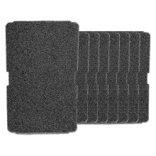 Náhradný filter do sušičky, 8 kusov, kompatibilný s Beko 2964840100, čierny špongiový filter 245x155x10 mm pre sušičky bielizne