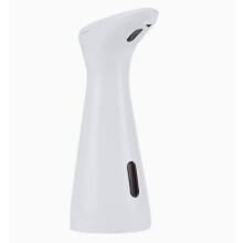 Dispensador de jabón sin contacto con boquilla antigoteo e indicadores LED, 255 ml para jabón líquido o desinfectante.