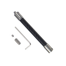 Camera Extension Pole 1/4 Carbon Fiber Camera Extenders Camera Mount Stand for    Action Camera 121mm