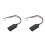 2X Adattatore per Cavo Musicale Stereo Stereo Aux per Modulo  per  Gl1800 Goldwing 1