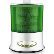 Seed Germinator Machine with LED Display and Automatic Timer, Intelligent Control for Wheatgrass Herbs Indoor Gardening
