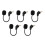 5X Replacement Gaming Mic for  HyperX Cloud II /Cloud Core Computer Gaming Headset 1