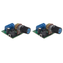 2X LM386 Super  Verstärker Platine, 3V-12V, 0,5W-10W Lautsprecher Wenig Lärm Strom Verbrauch, für Lautsprecher Audio System DIY