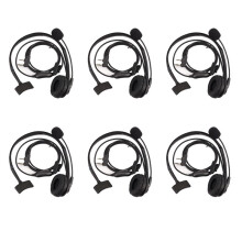 6X 2-Pin Headphone Headset TK220 for Jianwu UV-5R BF-888S Retevis H777 PUXING TYT Interphone C9009