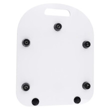 Acrylic Sliding Board with 3 Cutouts compatible with Thermomix TM6 TM5, Non-Slip Silicone Pads PTFE Sliders
