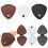 Leather Guitar Pick Holder Case with 6 Slots, Secure Pick Storage and Quick Access Strap Attachment 1