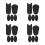 20Pièces Coussin Confort Silicone Noir Pour Pouce Saxophone 4