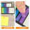Assorted Color Pet Divider Tabs Stick on for Organizing Books 7