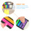 Assorted Color Pet Divider Tabs Stick on for Organizing Books 8