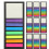 Assorted Color Pet Divider Tabs Stick on for Organizing Books 9