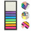Assorted Color Pet Divider Tabs Stick on for Organizing Books 10