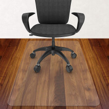 Office Chair Mat for Hardwood Floors 30x48 Clear PVC Floor Protection Shield Easy Glide 2PCS