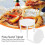 200Pcs White Plastic Pizza Support Frame for Pizzerias and Home Use 7