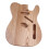 Solid Ashwood Double Neck Guitar Body with Deep Neck Pocket for DIY Electric Guitar Projects 1