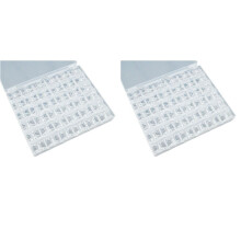72Pcs Sewing Machine Bobbin, Universal Sewing Bobbins Plastic Sewing Machine Bobbin with Storage Box