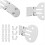 26Pièces Clips Chaussures Métalliques Plats Argentés Pour Déco DIY 5