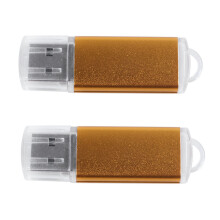 2X USB Memory Stick Flash Pen Drive U Disk for PS3 PS4 PC TV Color:Golden Capacity:64MB
