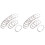 24Pcs Silver Gliding Curtain Rings Heavy Duty Rustproof Shower Hooks 3