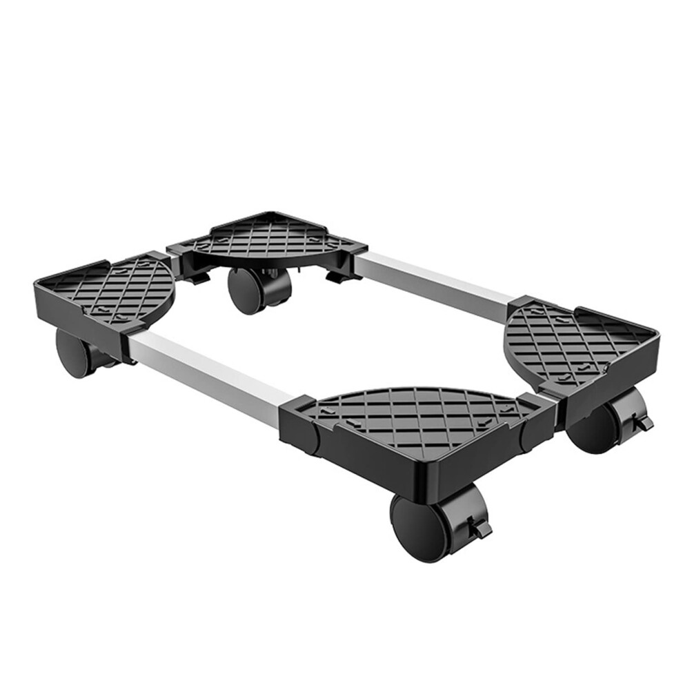 Adjustable Pc Tower Stand With Wheels, Ventilated Design For Enhanced Airflow And Stable Antislip Base 9073542438021