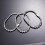 24Pcs Silver Gliding Curtain Rings Heavy Duty Rustproof Shower Hooks 11