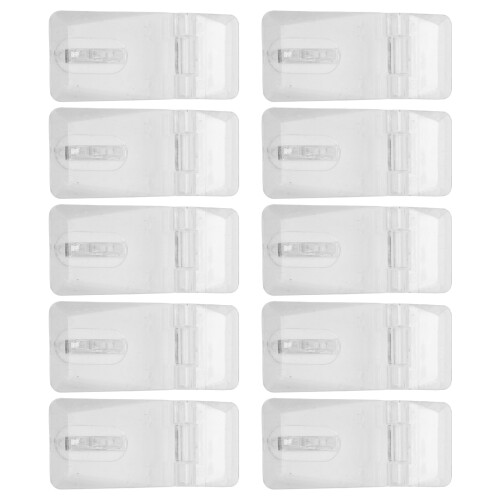 180 Sets Clear Acrylic Lock Hasp Transparent Hinge 1