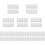 180 Sets Clear Acrylic Lock Hasp Transparent Hinge 8