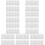 180 Sets Clear Acrylic Lock Hasp Transparent Hinge 11