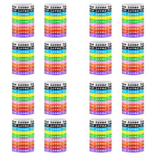 144Pcs Jesus Loves You Silicone Wristbands Colorful Rubber Bracelets Christian Silicone Wristbands Adult Youth