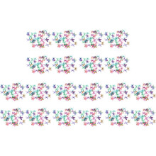 1000Pcs Gradient Color Organza Fabric Butterfly Appliques 38Mm Translucent Chiffon Butterfly for Party Decor